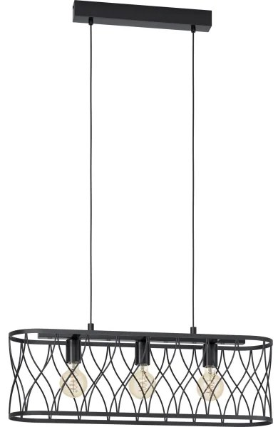 Eglo 43554 - Luster na lanku GILTSPUR 3xE27/40W/230V