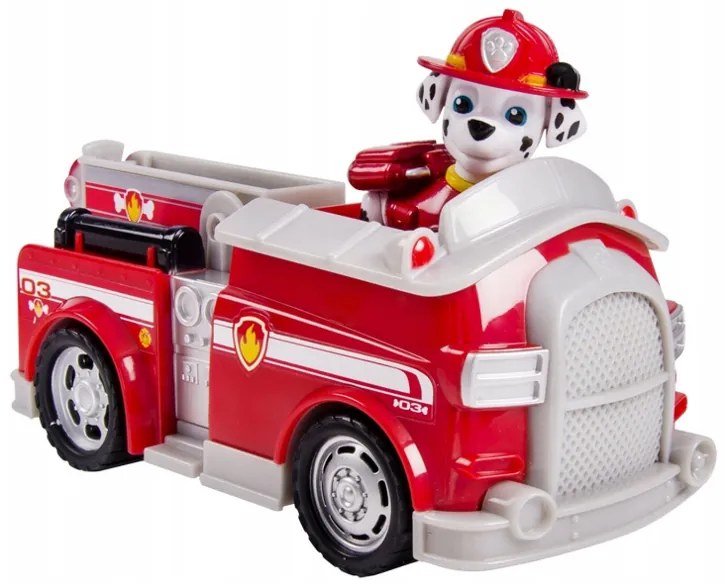 Spin Master PAW PATROL Marshall s hasičským autíčkom