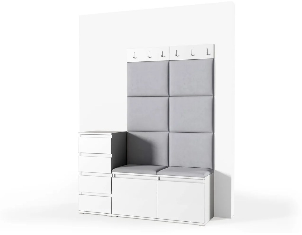 Predsieňová stena AMI 34 Sivá I Biela