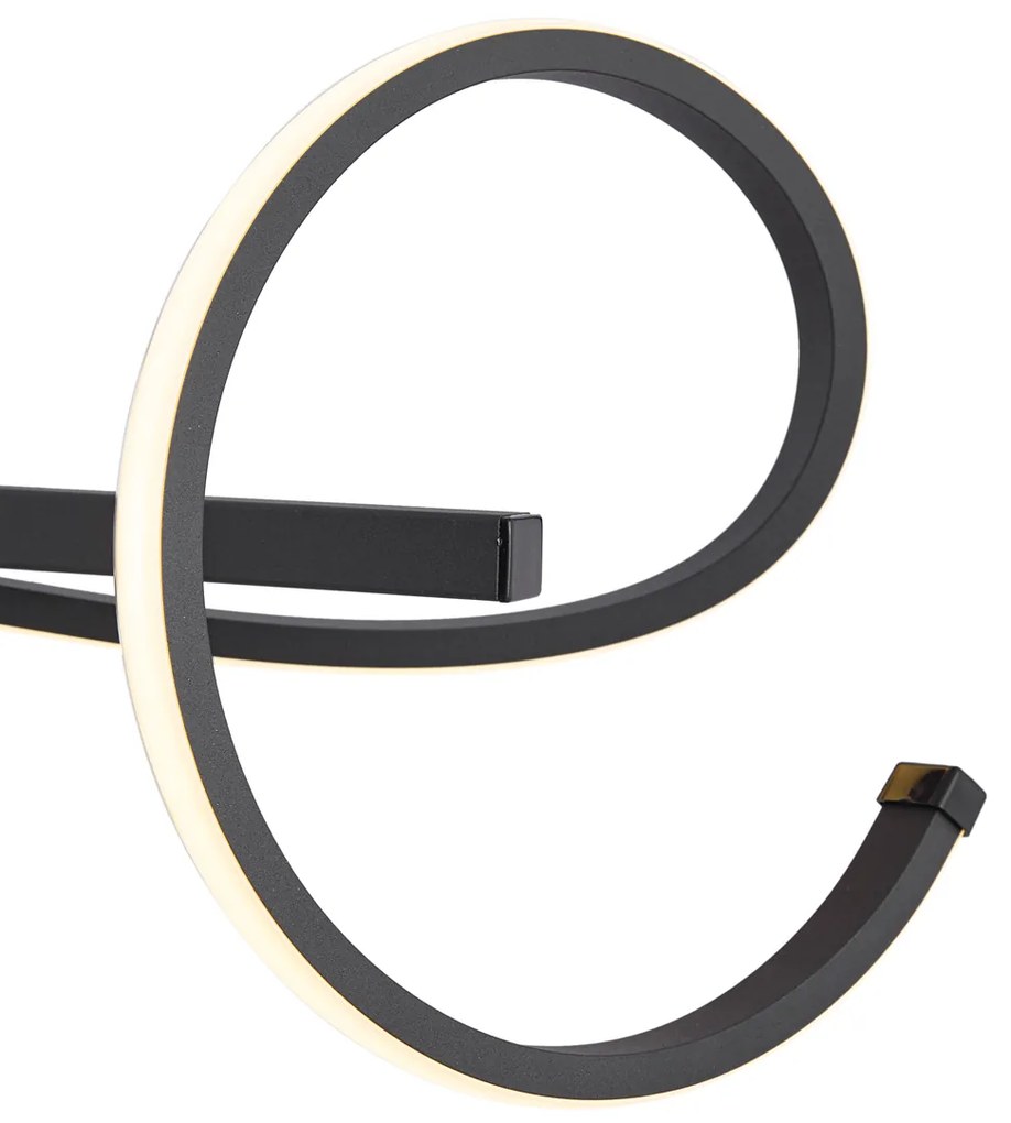 Dizajnové závesné svietidlo čierne obdĺžnikové 3-stupňové stmievateľné - Krisscross