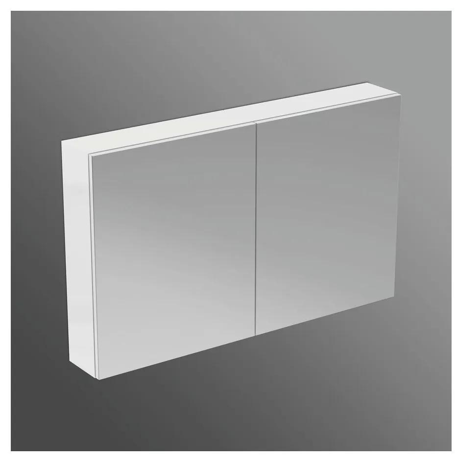 Ideal Standard Mirror & Light - Zrkadlová skrinka KOMFORT 800 mm, Dekor hliník, T3442AL
