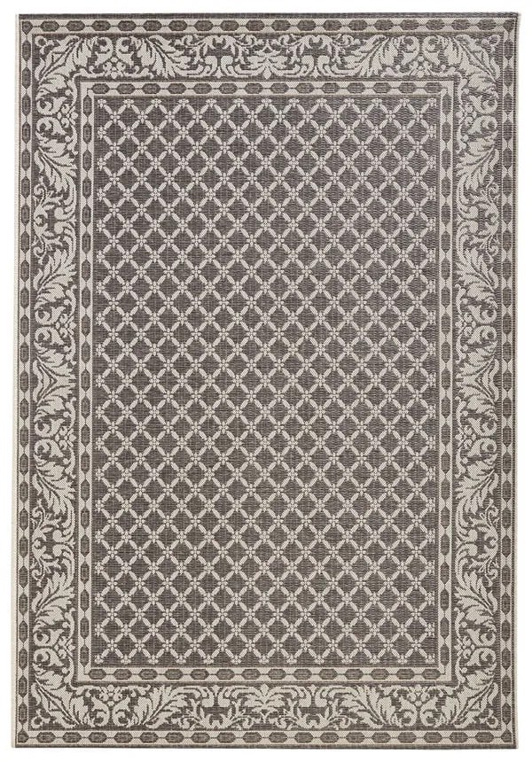 Sivý koberec vhodný aj do exteriéru Royal, 115 × 165 cm
