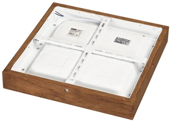 Brilagi-LED Stmievateľné svietidlo WOODY FRAME LED/24W/230V dub 30x30 cm IP44 + DO