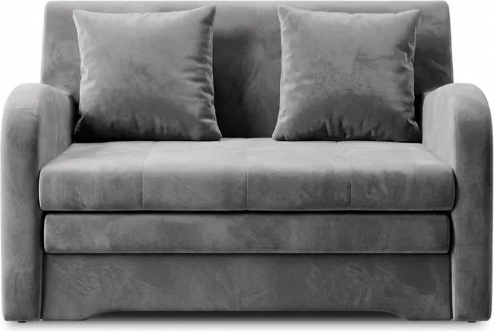 Sivá 2 miestna pohovka ARIO, rozkladacia