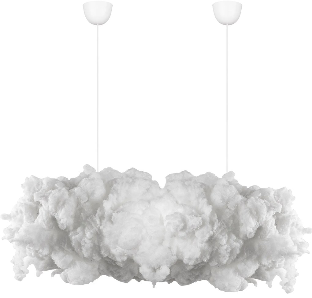 Závěsný lustr Serenity 90 cm bílý