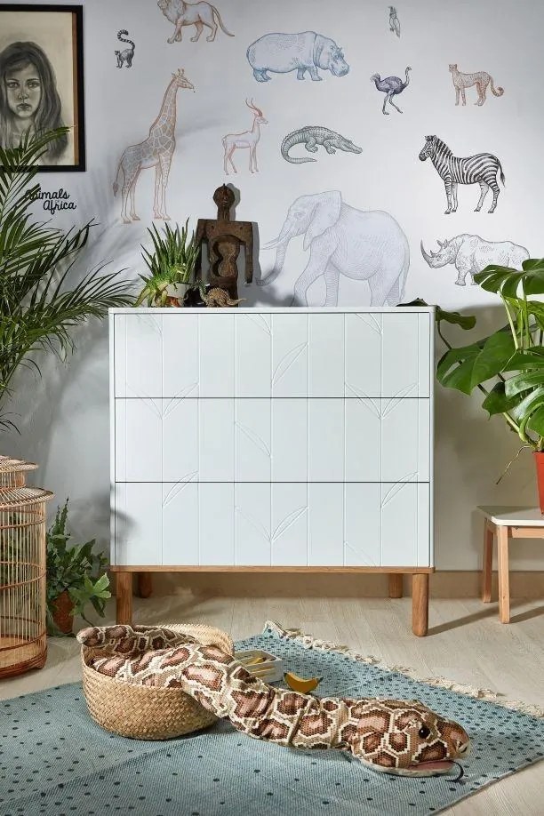 BELLAMY Toteme Botanic komoda s 3 zásuvkami