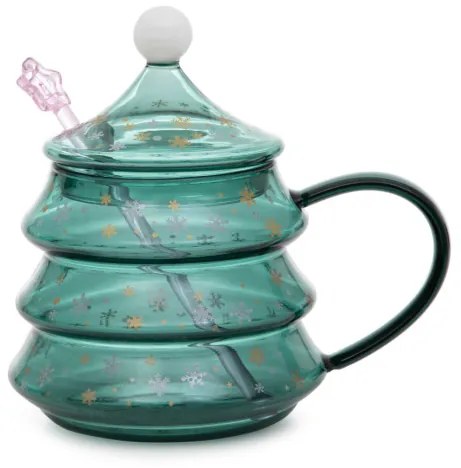 Hrnček BENICA stromček, s vrchnákom 865232 400 ml