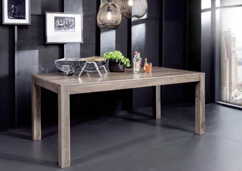 Masiv24 - ROUND Jedálenský stôl Klasik 160x90 cm, dymová, palisander