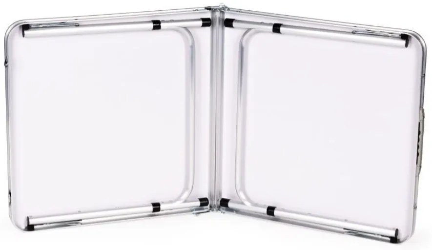 Bestent Kempingový stôl skladací 120x60cm a 4 stoličky Black