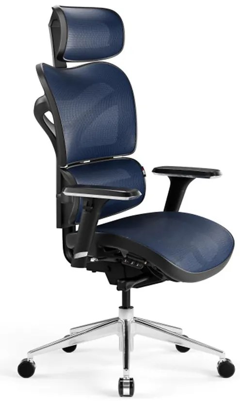 Kancelárske kreslo Diablo V-Commander Čierna/Modrá