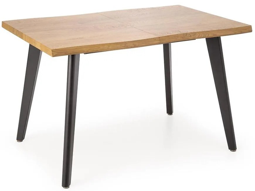 Stôl Dickson 2 88x150 mdf/oceľ – prirodzené/čierna