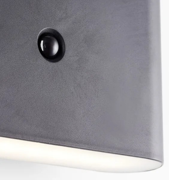 Brilliant - LED vonkajšie nabíjacie nástenné svietidlo so senzorom XINO LED/3W/5