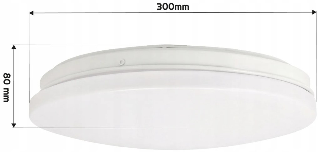 BERGE Prisadený LED stropný panel 2x E27 pre okrúhlu žiarovku