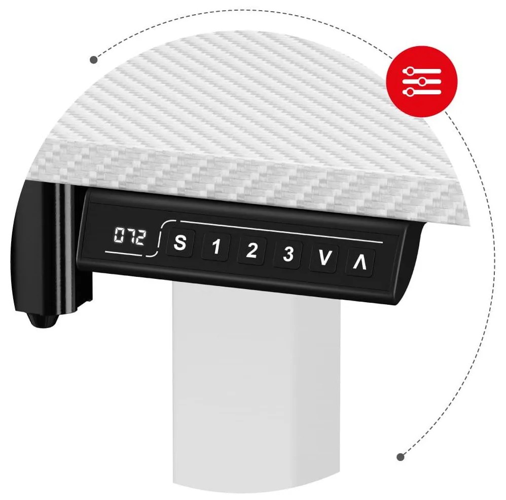 Elektricky nastaviteľný PC stolík Hyperion 8.2 (biela). Akcia -22%. Vlastná spoľahlivá doprava až k Vám domov. 1087527