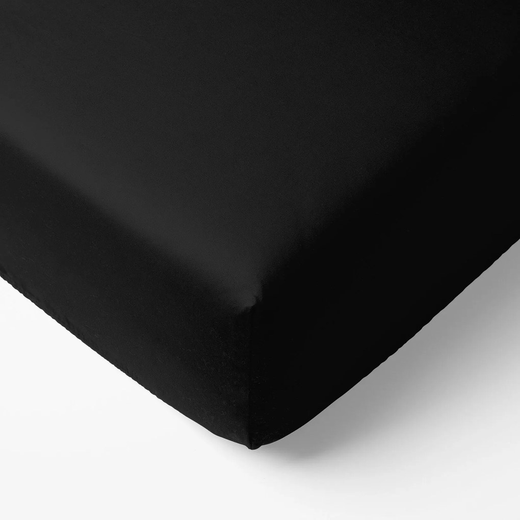 Goldea bavlnená napínacia plachta - čierna 80 x 160 cm