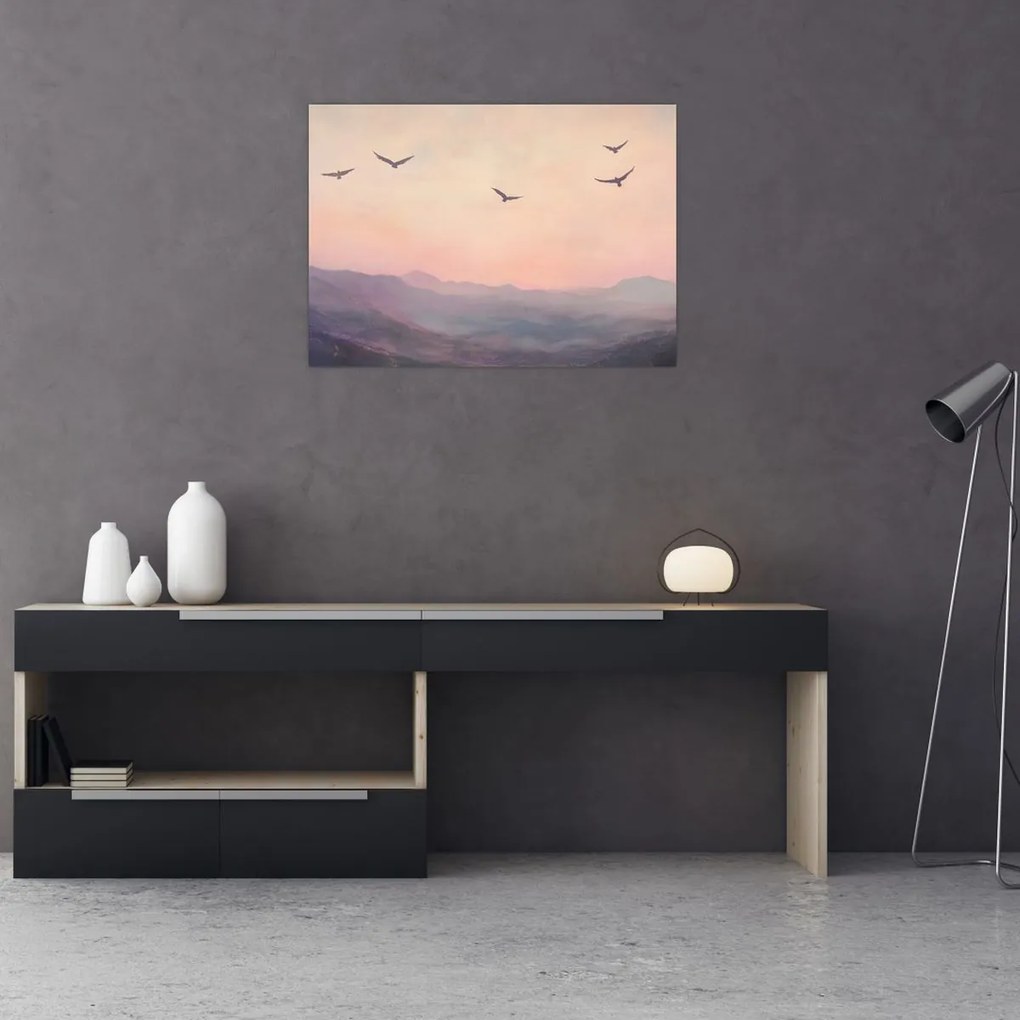 Obraz - Hejno vtákov II. (70x50 cm)
