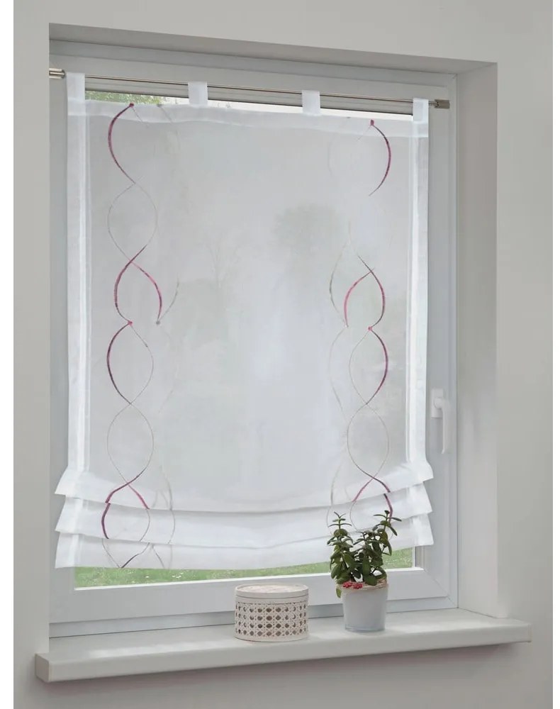 Biela rímska roleta 80x120 cm – Sehlbach