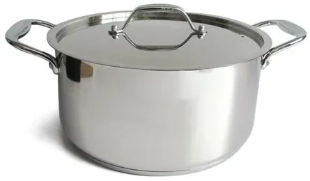 Kitchisimo Nehrdzavejúci kastról s pokrievkou Chef, 5 l, 24 cm