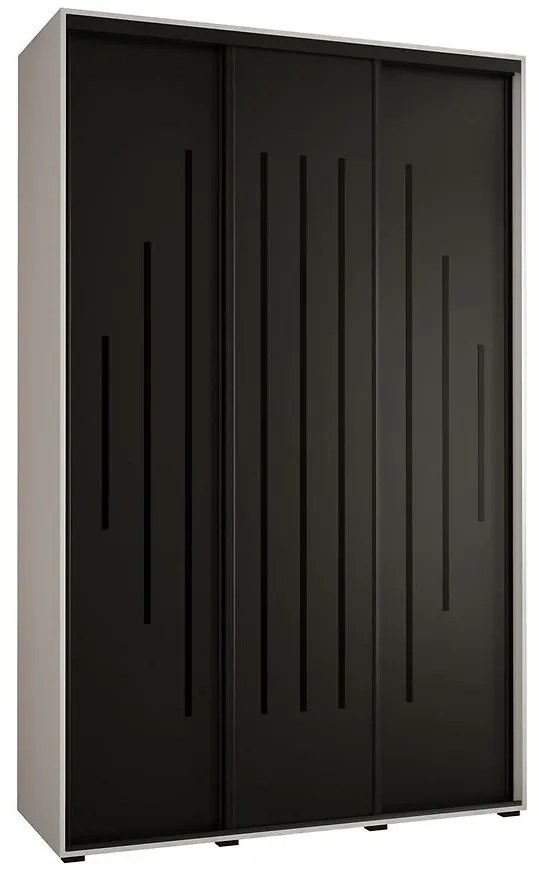 Skriňa 45 Canaris 12 150 biela/čierna/čierna