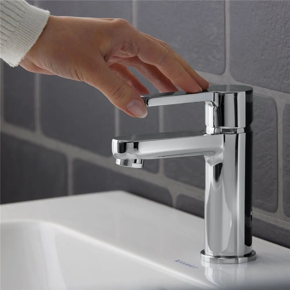 DURAVIT B.2 páková umývadlová batéria bez odtokovej súpravy, výška výtoku 107 mm, chróm, B21020002010