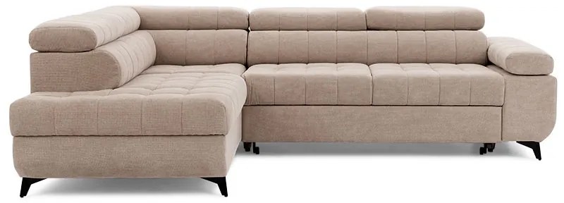 Rohová sedacia súprava rozkladany Dragonis Ľavý - béžový Crown 2 Beige