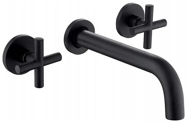 Podomietková umývadlová batéria Rea Exit čierna