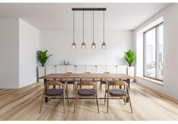 Globo 15707-4H - Luster na lanku REID 4xE27/15W/230V