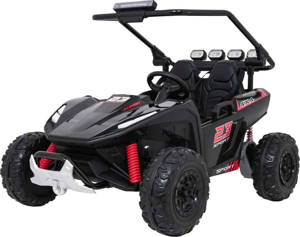 Ramiz Elektrická bugina TURBO 23 pre deti čierna