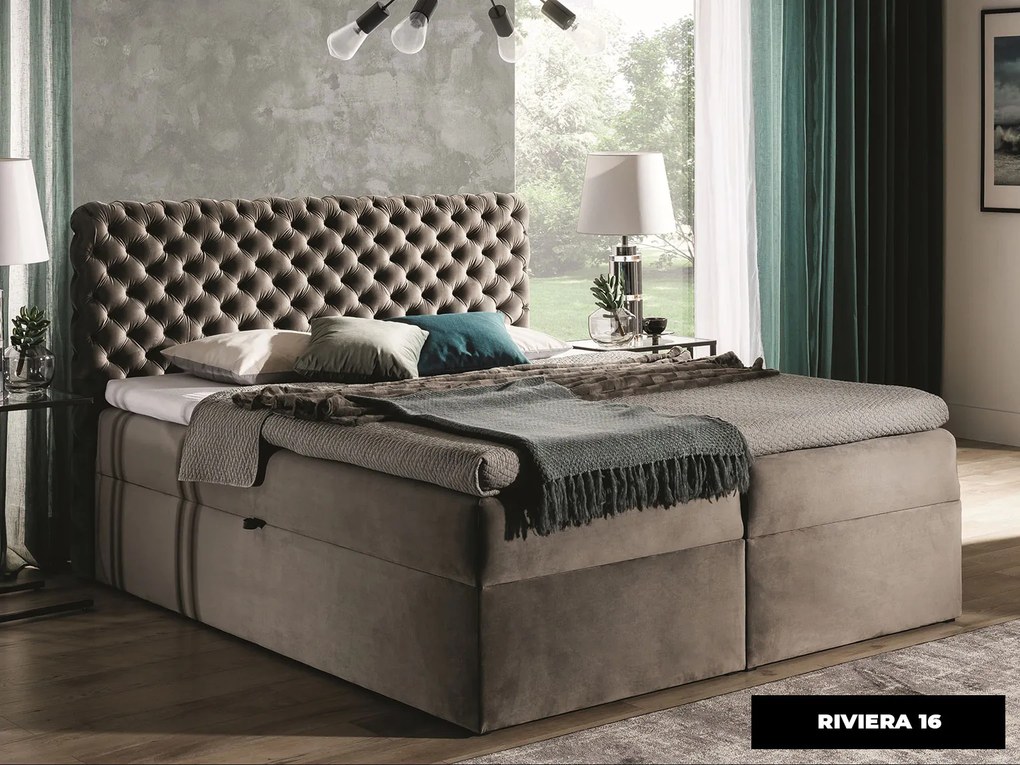 PROXIMA.store - Kontinentálna boxspring posteľ ODESSA ROZMER: 120 x 200 cm