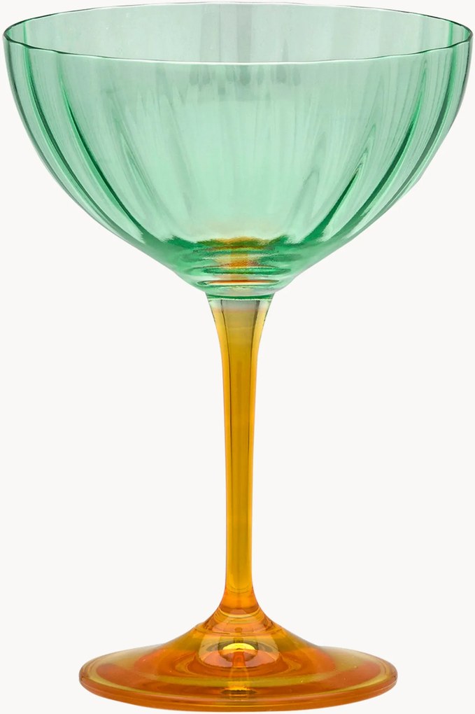 Poháre na šampanské Jazzy Arancia, 2 ks