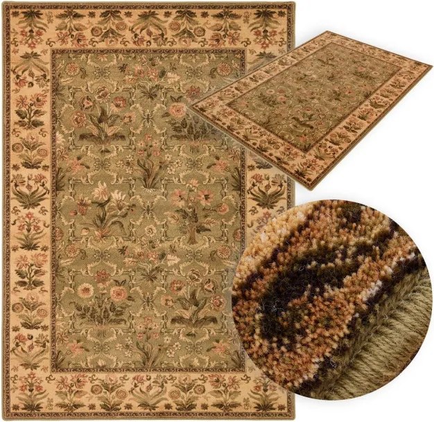 Koberec Agnella Isfahan Olandia olivový