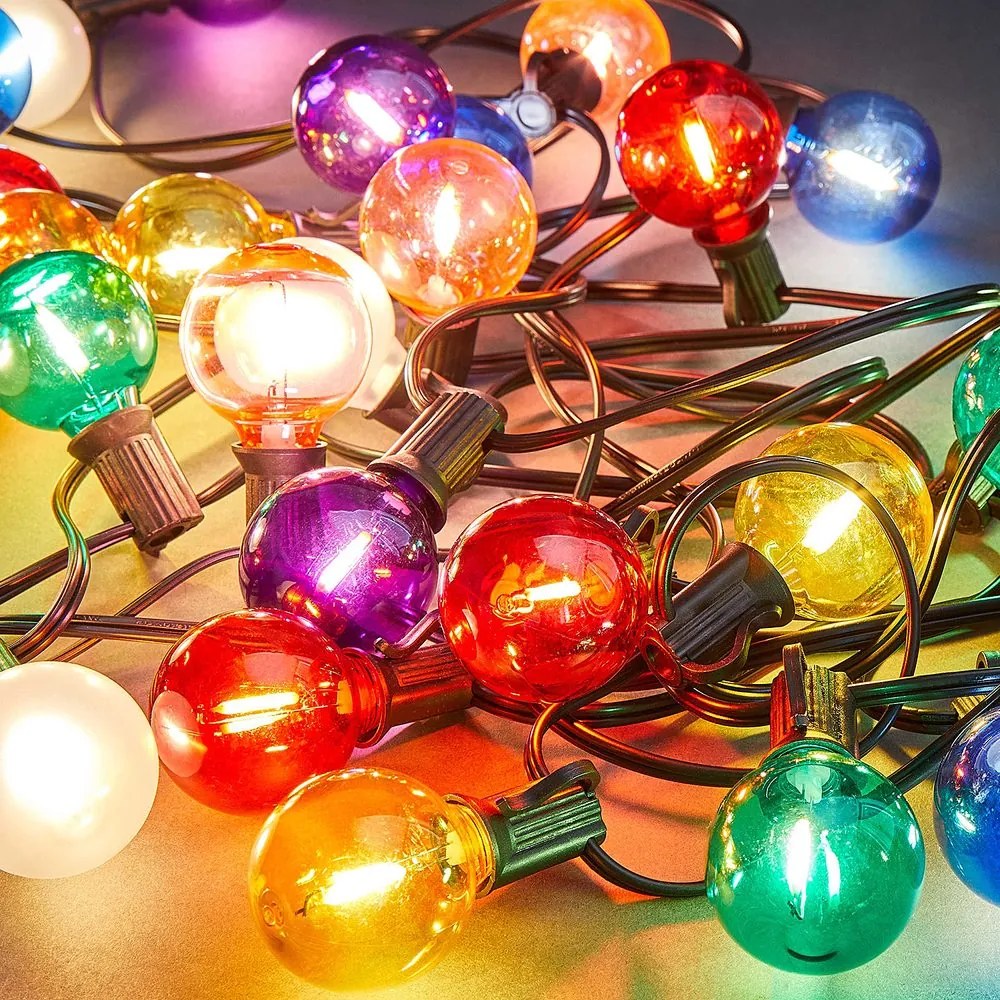 RAINBOW BULBS LED Svetelná reťaz vonkajšia 30 svetiel