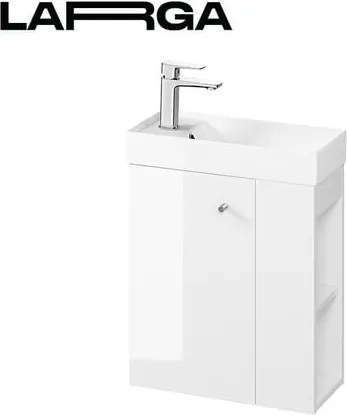 Cersanit LARGA kúpeľňová skrinka pod umývadlo 49,2x55,1x21,5 cm biela lesk S932-110-DSM