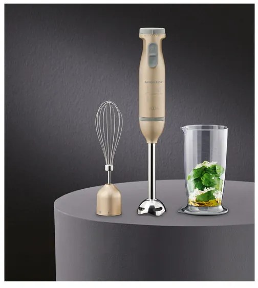 SILVERCREST® KITCHEN TOOLS Tyčový mixér 2 v 1 SSMS 600 E5 (champagne) (100354810)