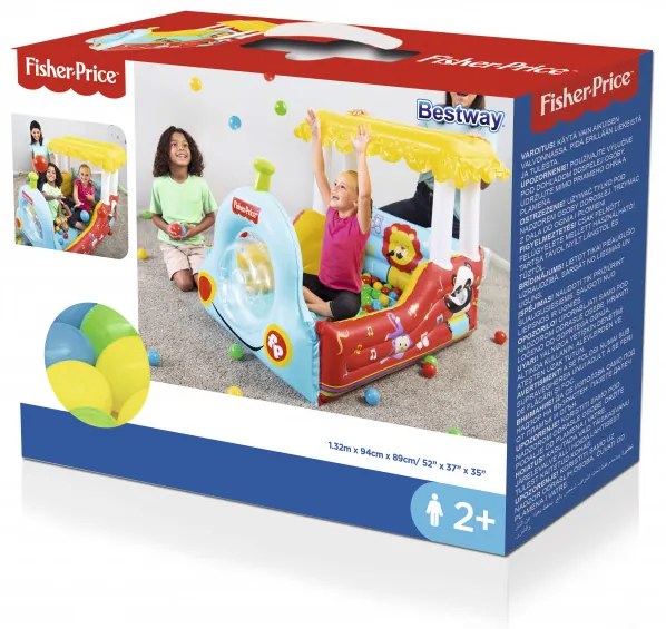 Detský bazén Bestway 93537 vláčik 132x94x89 cm