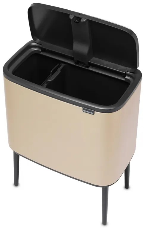 Brabantia BO Touch Bin 11+23L champagne