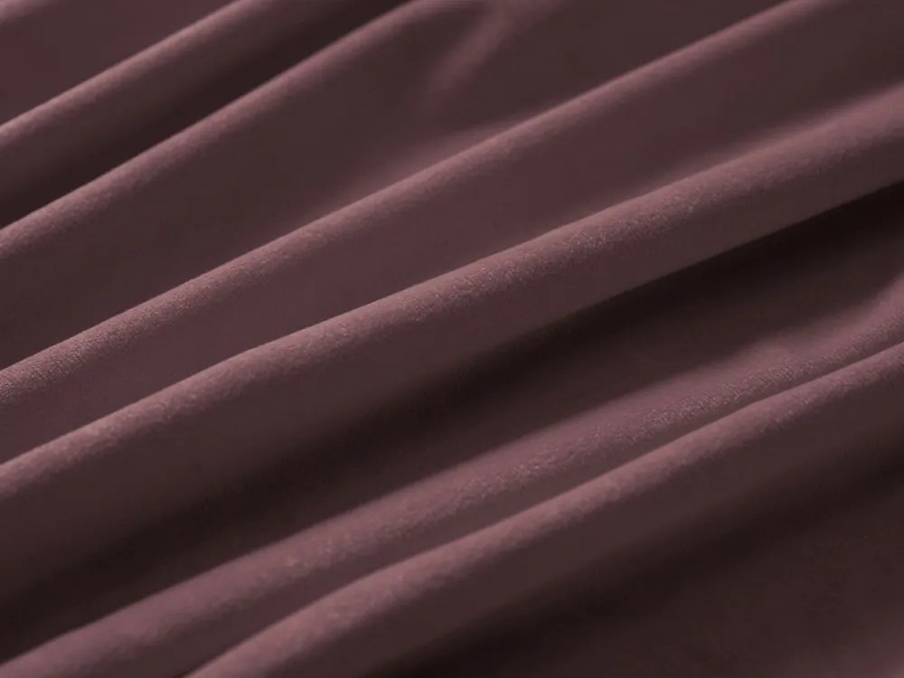 Biante Zamatový štvorcový obrus Velvet Prémium SVP-019 Hnedofialový 90x90 cm