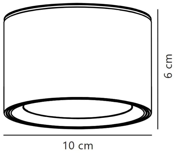 Nordlux - LED Stmievateľné stropné svietidlo FALLON LED/5,5W/230V
