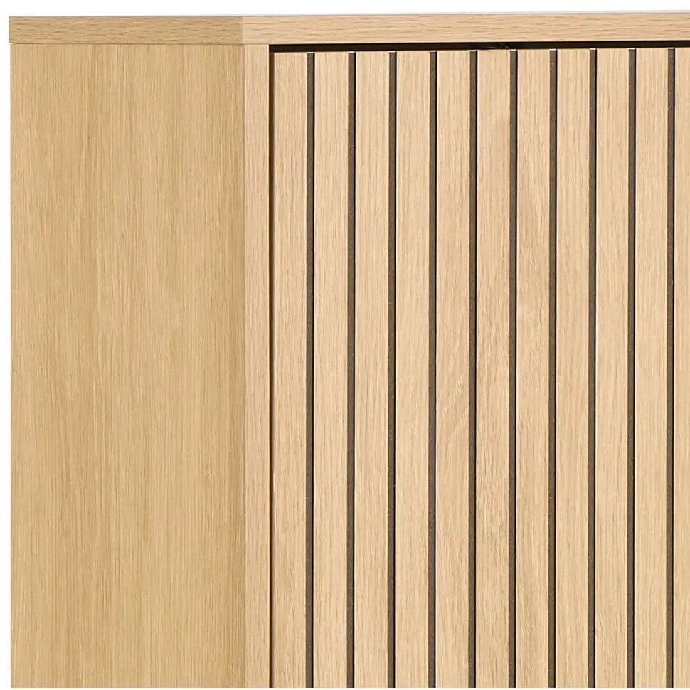 Výklopná skrinka na topánky v dekore duba v prírodnej farbe 72x140x25 cm Albany – Actona