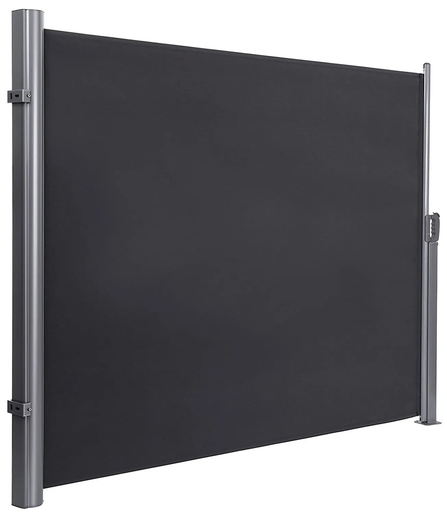 Bočná markíza 160x300 cm dymovo sivá