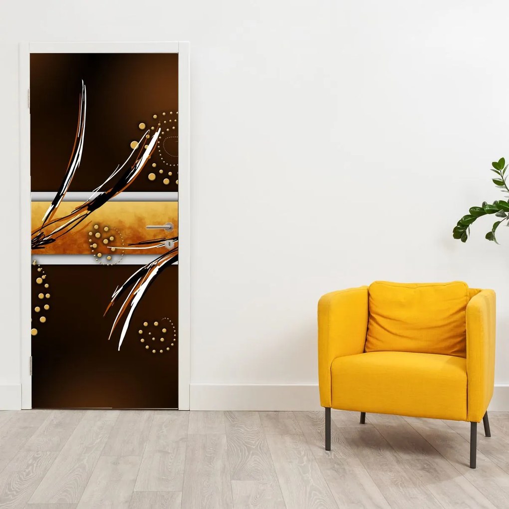 Fototapeta na dvere - Abstraktné motýle (95x205cm)