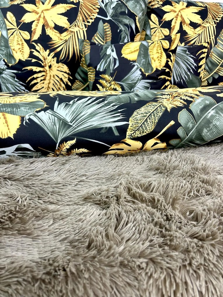 INTERMEDIC SK Posteľná obliečka Jungle Silver 140x200/70x90 cm