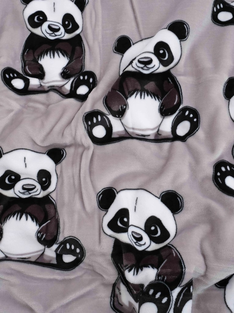 Baránková deka mikroplyš Exclusive 220 × 200 cm – Panda