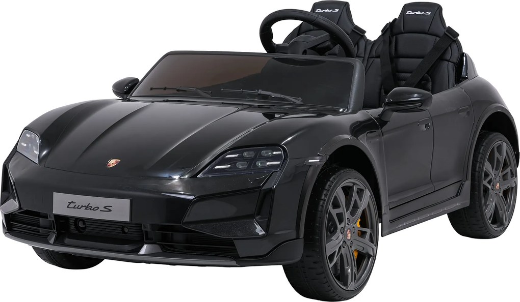 Ramiz Porsche Taycan Turbo S vozidlo Čierna