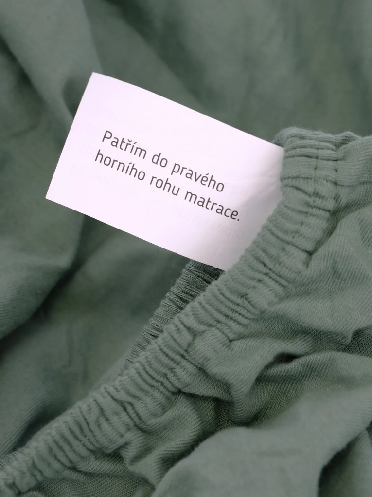 Jersey plachta Classic 160 x 200 cm - olivová