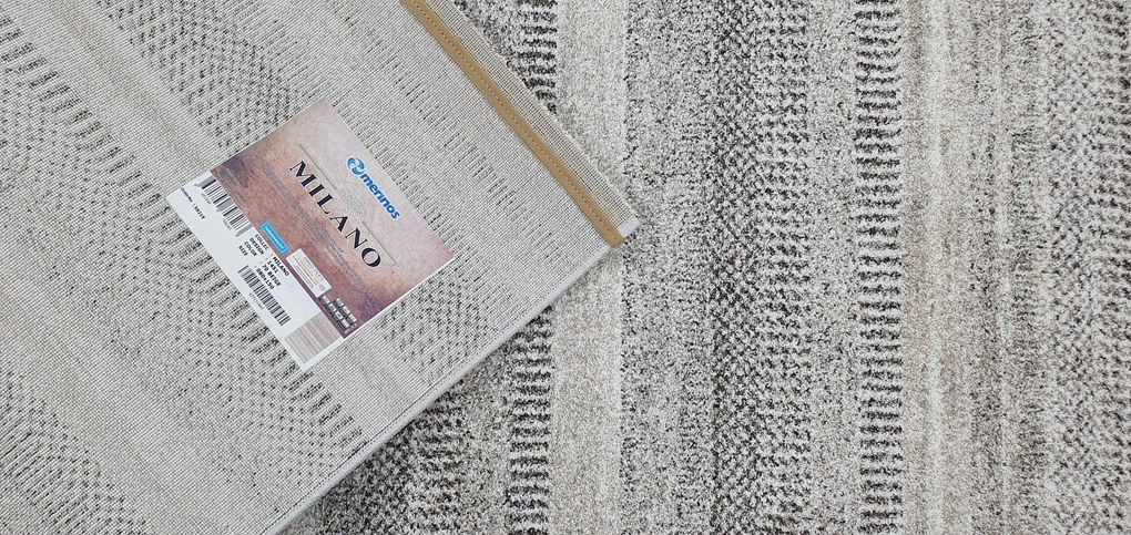 Medipa (Merinos), Kusový koberec Milano 1451/70 Beige, 80x150, šedá, chodba / predsieň