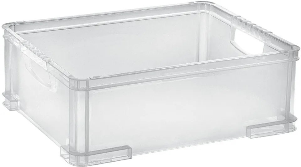 CURVER 2. jakost - Úložný box, rovná plastová bedýnka, stohovatelný AURORA - 44 x 35 x 16 (19L)