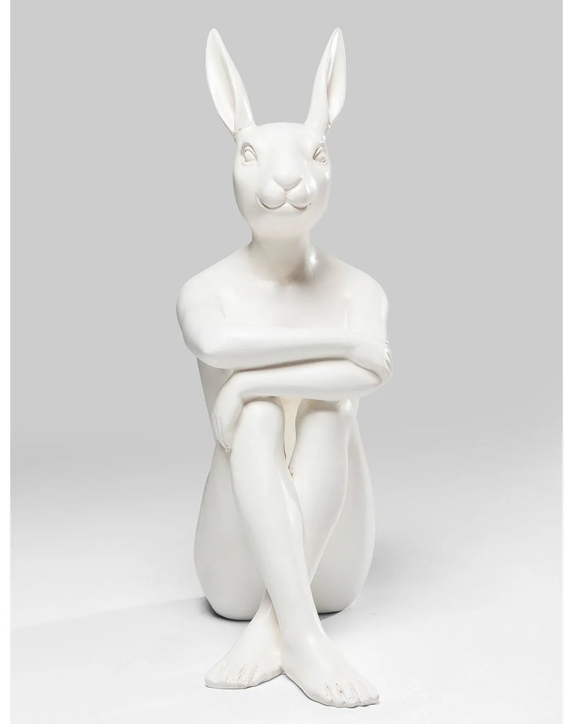 Gangster Rabbit dekorácia biela