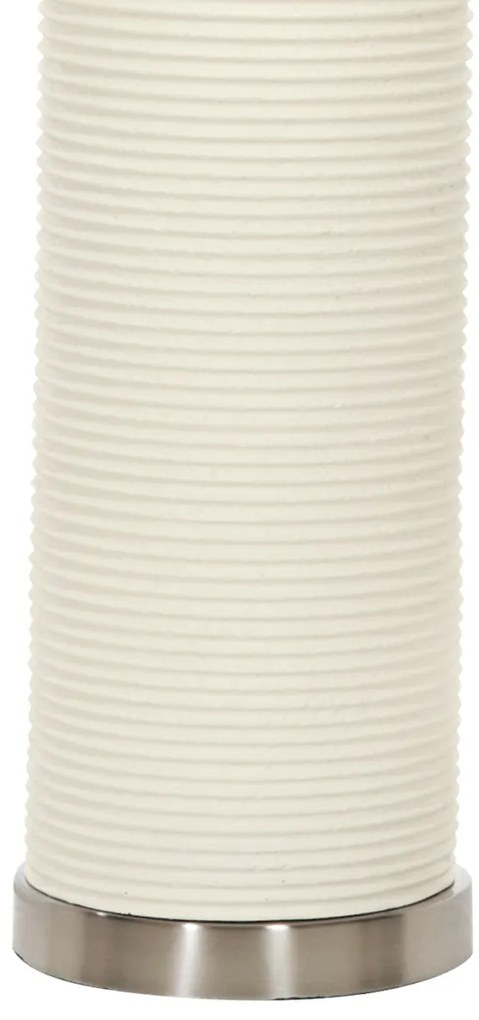 Biela stolová lampa Ripple