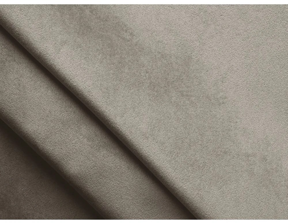 Taupe boxspring posteľ s úložným priestorom 160x200 cm Mikana – Makamii